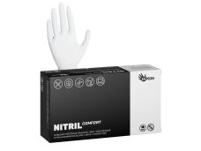 Nitrilové rukavice Espeon COMFORT bielá - veľ. S